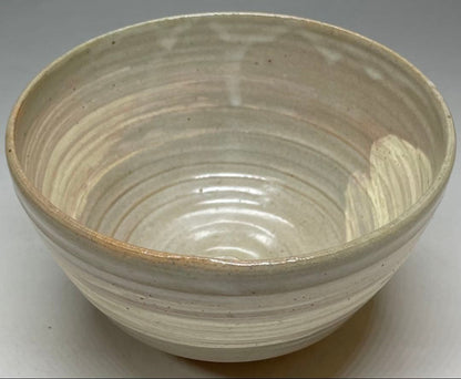 Kosobe Ware Hakeme Tea Bowl | Edo Revival Brushmark Chawan with Paulownia Box