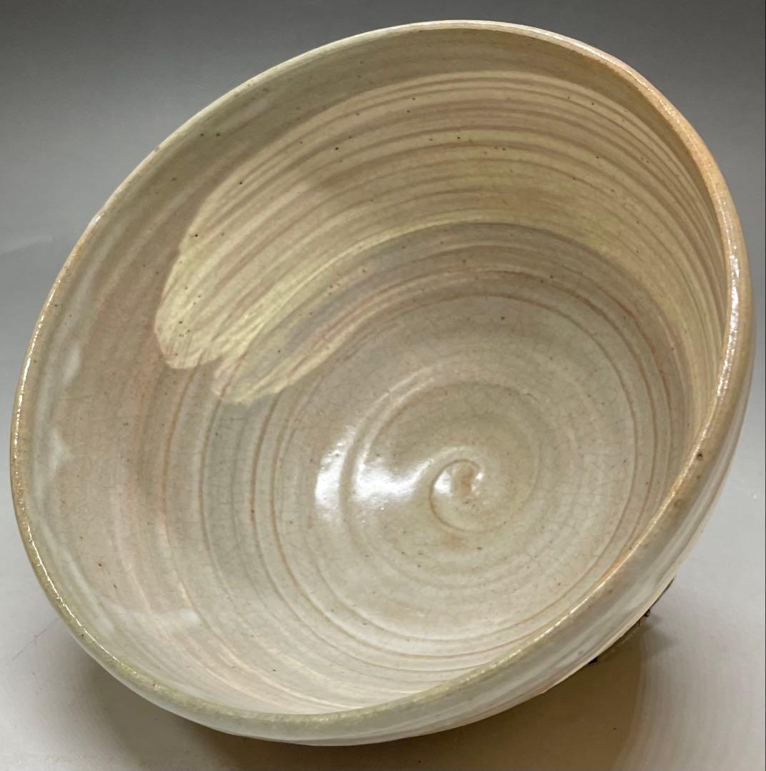 Kosobe Ware Hakeme Tea Bowl | Edo Revival Brushmark Chawan with Paulownia Box