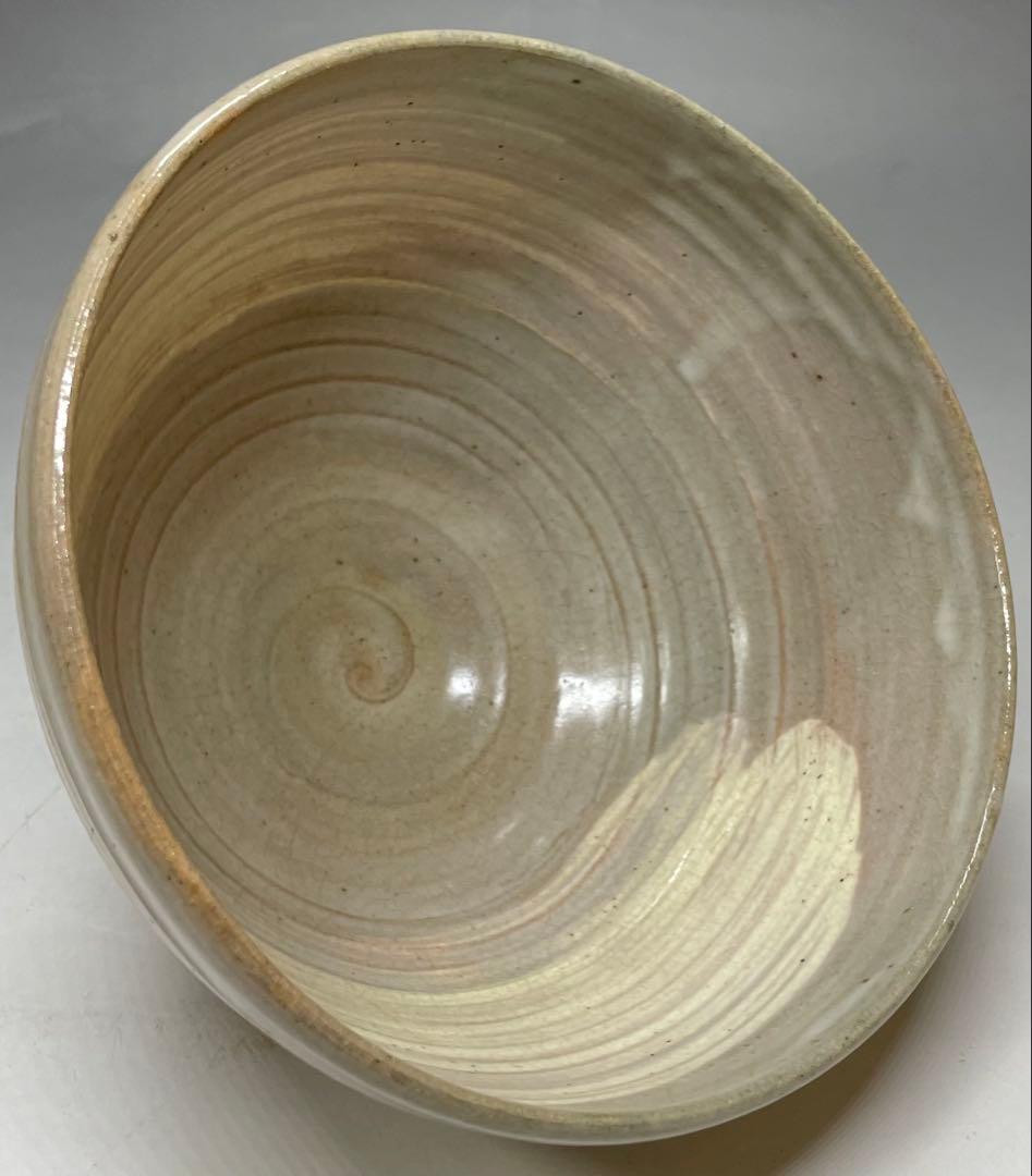 Kosobe Ware Hakeme Tea Bowl | Edo Revival Brushmark Chawan with Paulownia Box