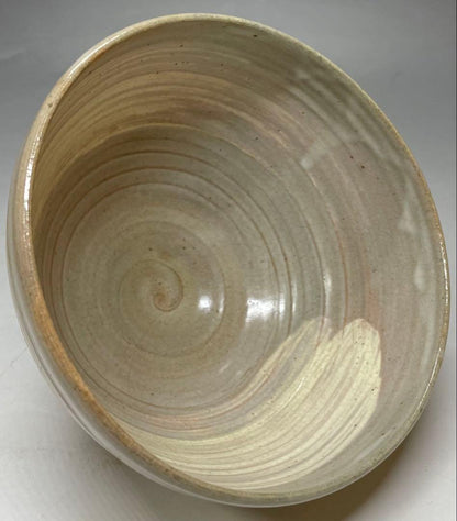 Kosobe Ware Hakeme Tea Bowl | Edo Revival Brushmark Chawan with Paulownia Box