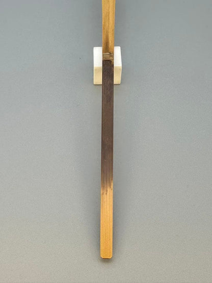 Chashaku Tea Scoop by Horinouchi Sokan, Omotesenke Grand Master, Signed Noasobi, Susutake Bamboo, Tomobako
