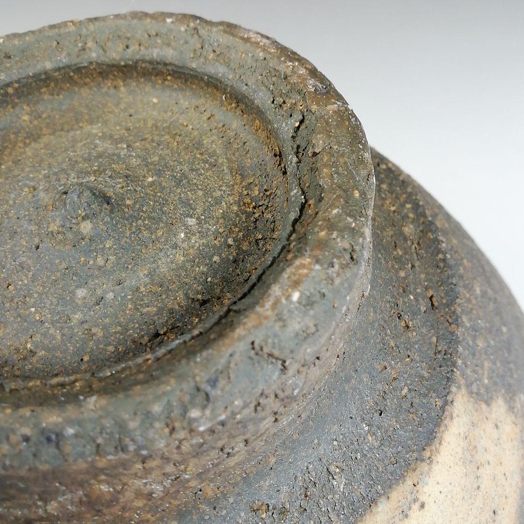 Tokoname Ware Tea Bowl by Horaido Okinken Kiln - Green Ash Glaze Matcha Chawan with Box