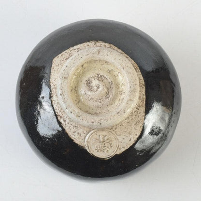 Raku Kichizaemon Black Raku Tea Bowl Kuro-Raku Chawan Kyoto Tomobako