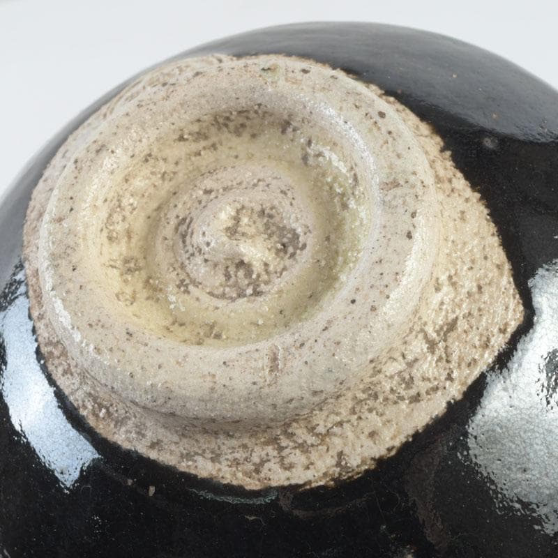 Raku Kichizaemon Black Raku Tea Bowl Kuro-Raku Chawan Kyoto Tomobako
