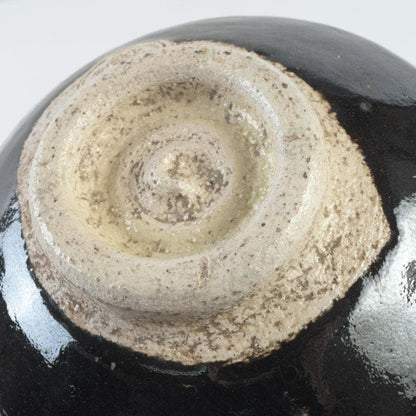 Raku Kichizaemon Black Raku Tea Bowl Kuro-Raku Chawan Kyoto Tomobako