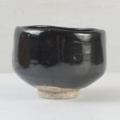 Raku Kichizaemon Black Raku Tea Bowl Kuro-Raku Chawan Kyoto Tomobako