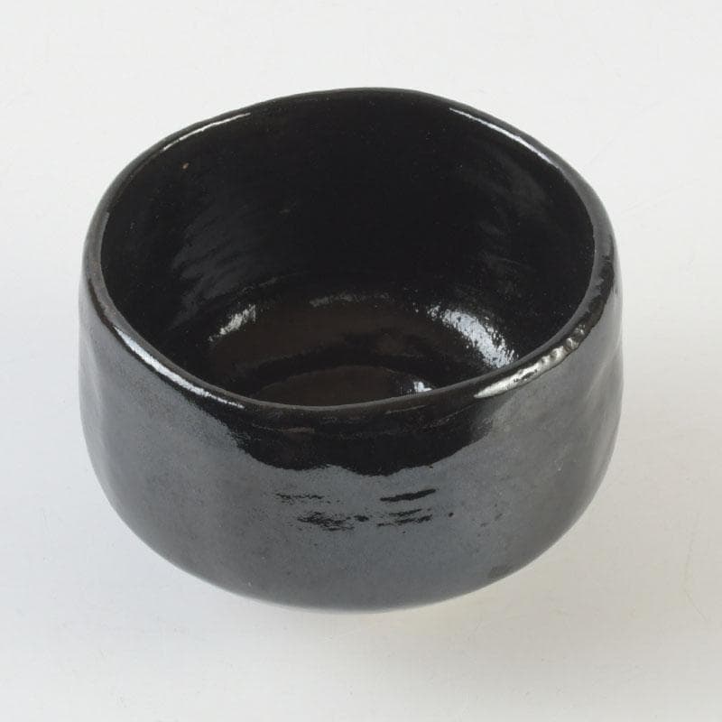 Raku Kichizaemon Black Raku Tea Bowl Kuro-Raku Chawan Kyoto Tomobako