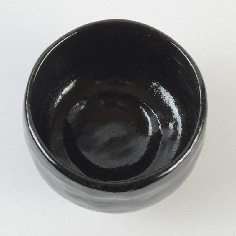 Raku Kichizaemon Black Raku Tea Bowl Kuro-Raku Chawan Kyoto Tomobako
