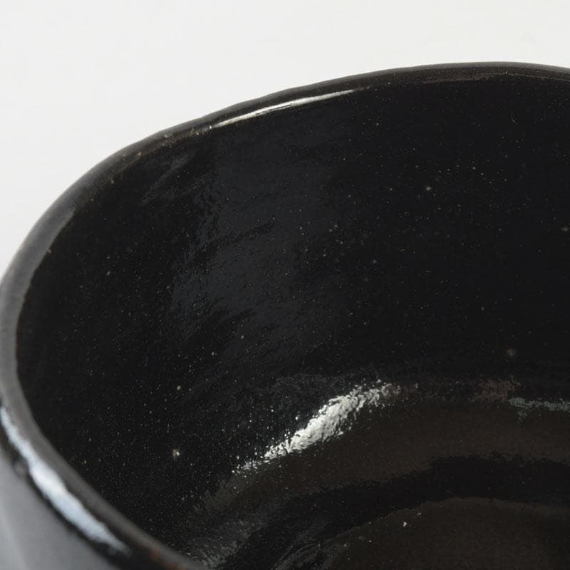 Raku Kichizaemon Black Raku Tea Bowl Kuro-Raku Chawan Kyoto Tomobako