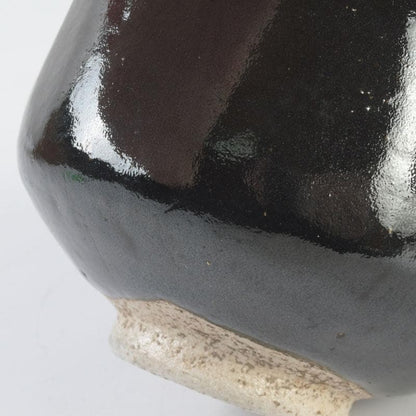 Raku Kichizaemon Black Raku Tea Bowl Kuro-Raku Chawan Kyoto Tomobako