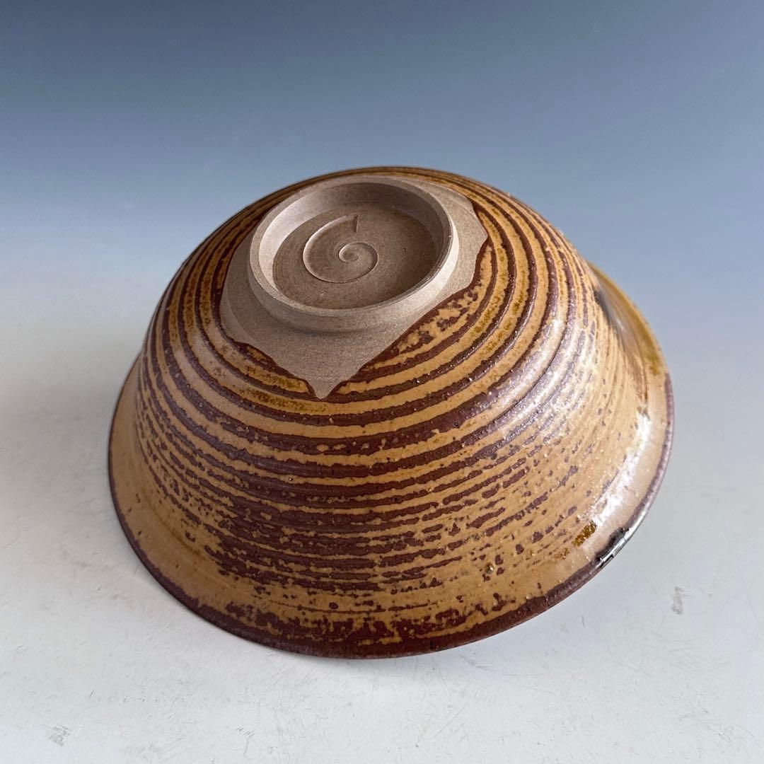 Takatori Ware Flat Tea Bowl (Hirachawan) by Kamei Rakuzan