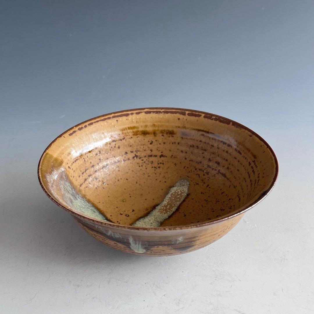 Takatori Ware Flat Tea Bowl (Hirachawan) by Kamei Rakuzan