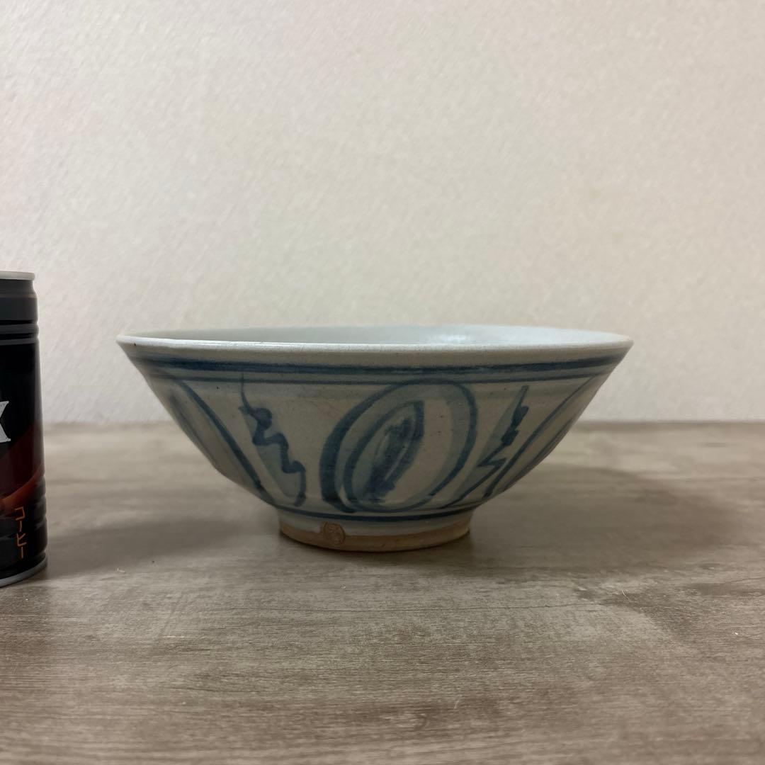 Gosu-e Cobalt Blue Bowl by Arai Kinya (Fusen) - Kyoto Ware Dead Stock