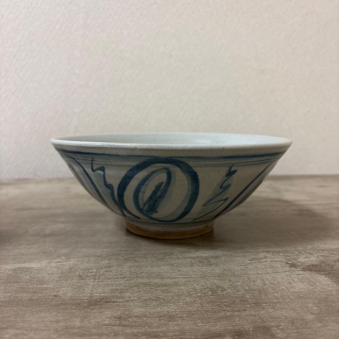 Gosu-e Cobalt Blue Bowl by Arai Kinya (Fusen) - Kyoto Ware Dead Stock