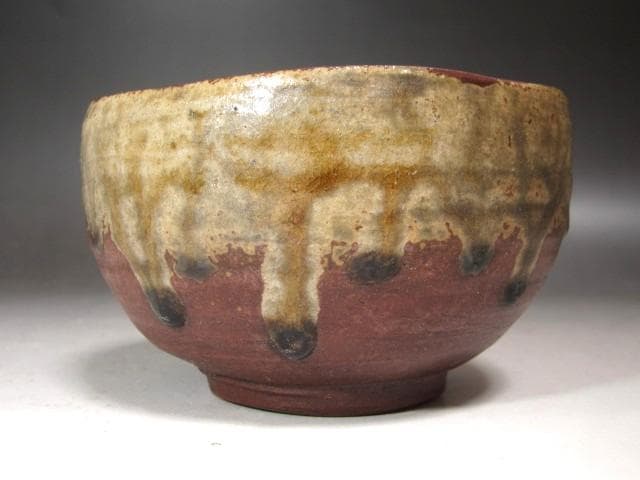 Bizen Tea Bowl 'Hōrai' by Kaneshige Tōyō (Living National Treasure) - Tantansai Inscription