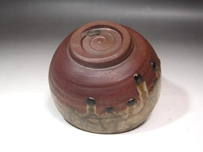 Bizen Tea Bowl 'Hōrai' by Kaneshige Tōyō (Living National Treasure) - Tantansai Inscription