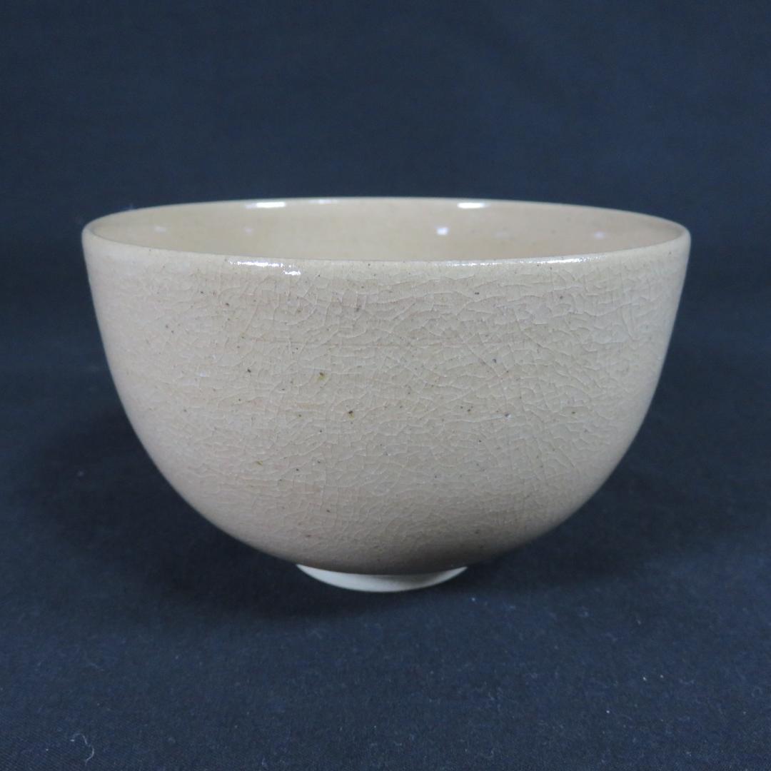 Kutani Ware Chawan by Shiho - Pampas Grass Moon Design Tea Bowl with Signed Box