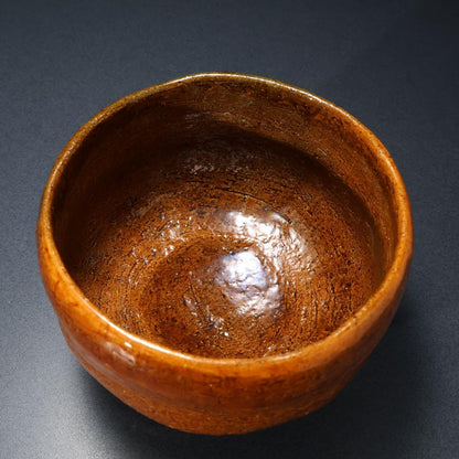 Ohi Toshiro X Ame-yu Chawan — Kanazawa Raku Lineage Matcha Bowl with Signed Tomobako