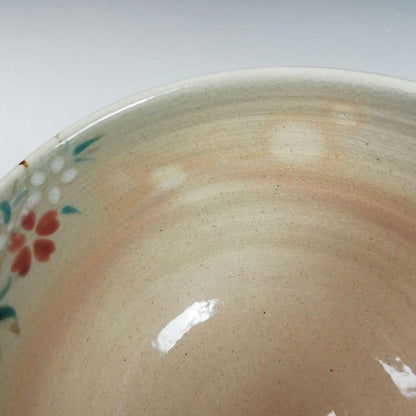 Nakamura Nokyu — Kenzan-style Shidare-zakura Chawan | Kyoto Matcha Tea Bowl with Signed Tomobako