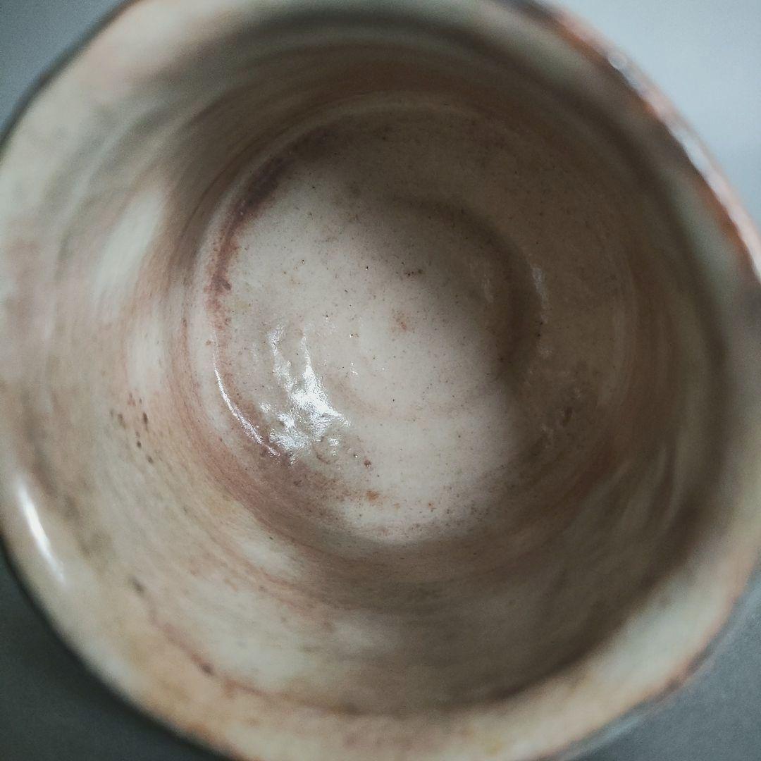 XV Sakakura Shinbei Hagi Ware Sake Cup - 15th Generation Pink-White Glaze Chawan