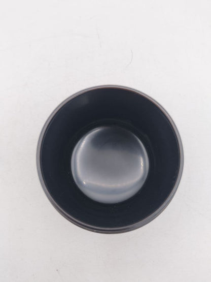 Nabetani Fusagai Black Lacquer Chu-Natsume — Obana Pampas Grass Gold Maki-e Tea Caddy