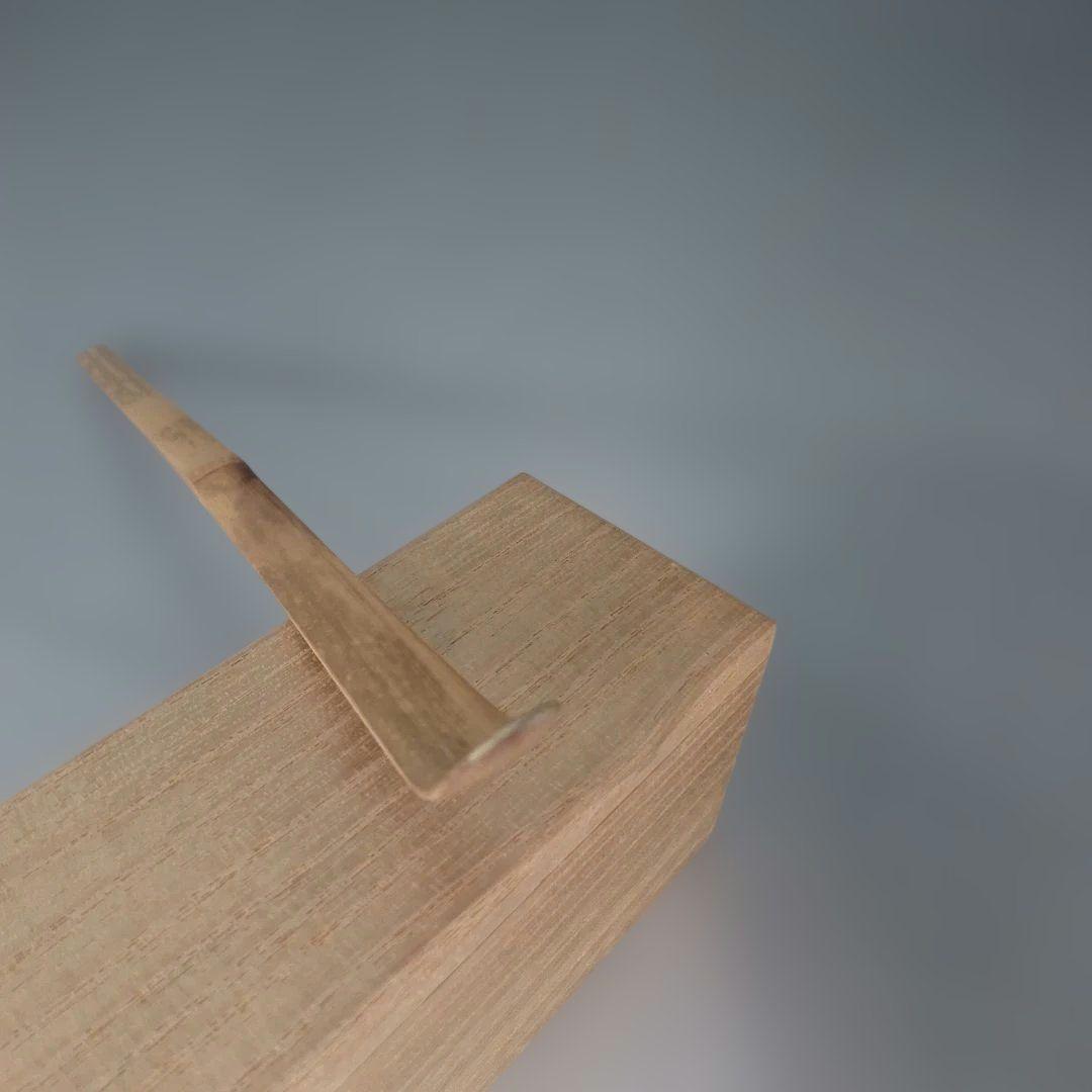 Tea Scoop by Gozan — Mei 'Zuiun' (Auspicious Clouds), Bamboo Tube & Signed Box