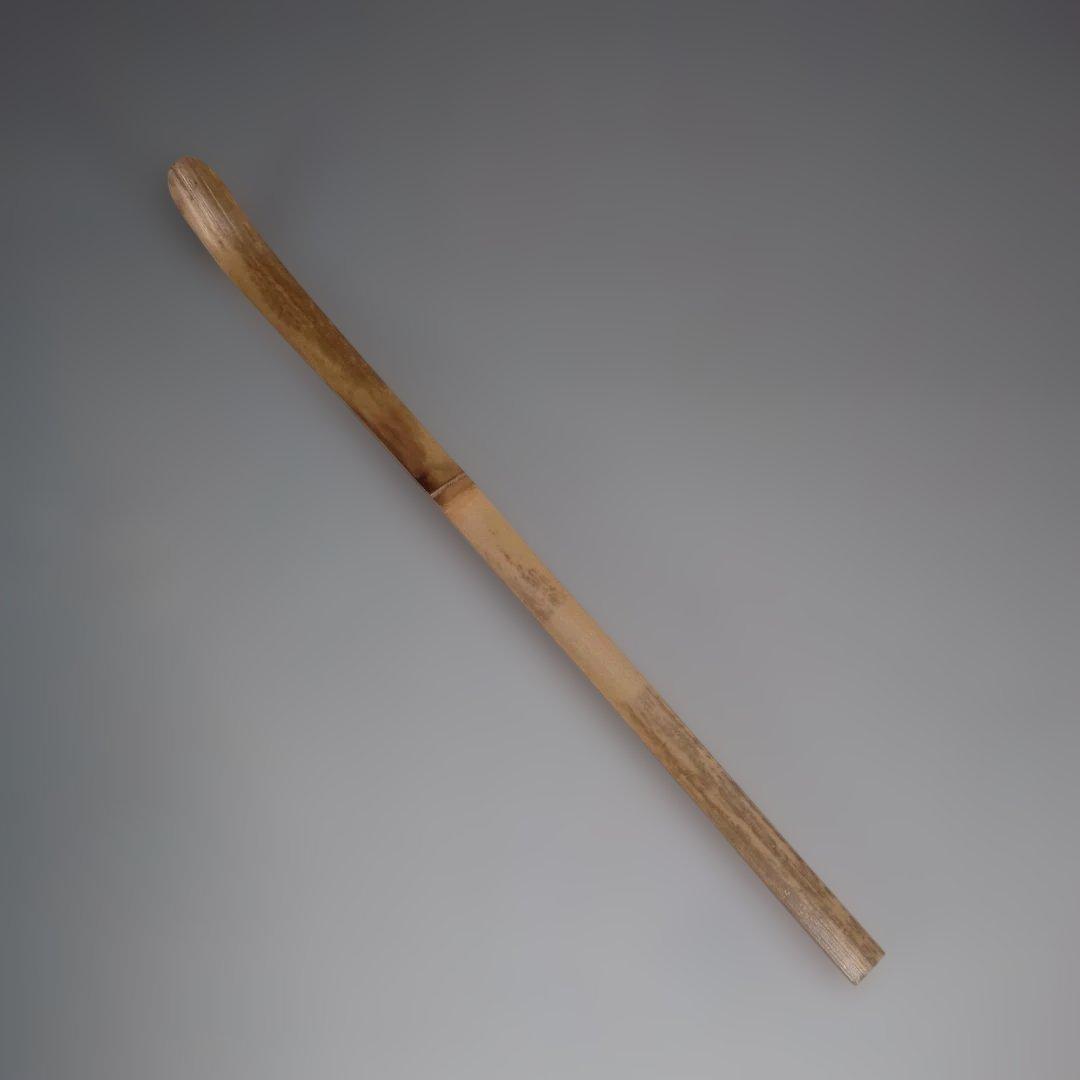 Tea Scoop by Gozan — Mei 'Zuiun' (Auspicious Clouds), Bamboo Tube & Signed Box