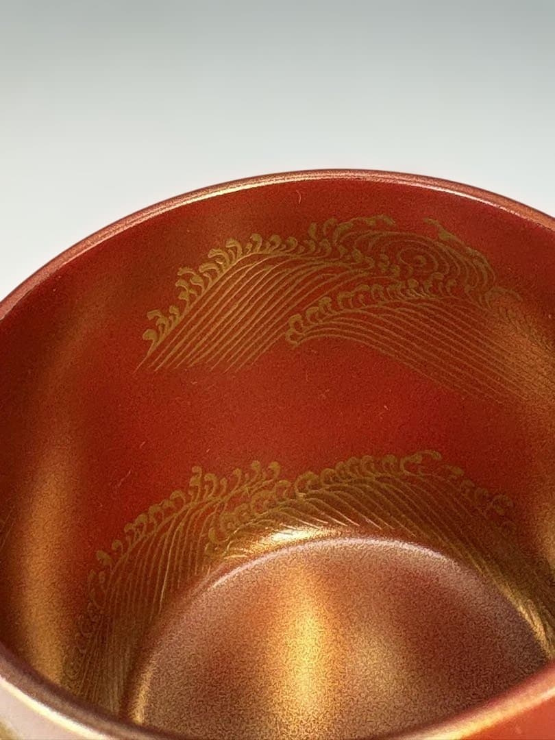 Heian Sosho — Gold Maki-e Crane O-Natsume, Exhibition-Grade, Tomobako
