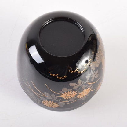 Kaga Maki-e Natsume by Nakamura Kyozo - Four Gentlemen with Daitoku-ji Box