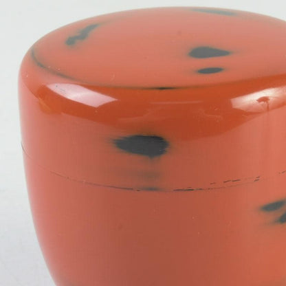 Negoro-nuri Lacquer Natsume Tea Caddy by Shoun — Chunatsume with Original Signed Box