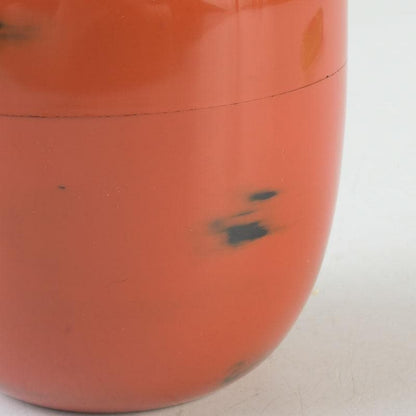 Negoro-nuri Lacquer Natsume Tea Caddy by Shoun — Chunatsume with Original Signed Box