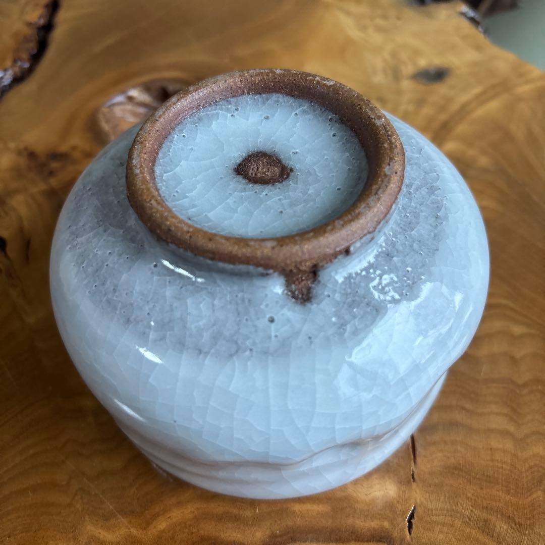 Yuki-Shino Snow White Matcha Bowl | Otaru Kiln Chawan | Japanese Tea Ceremony | Tomobako
