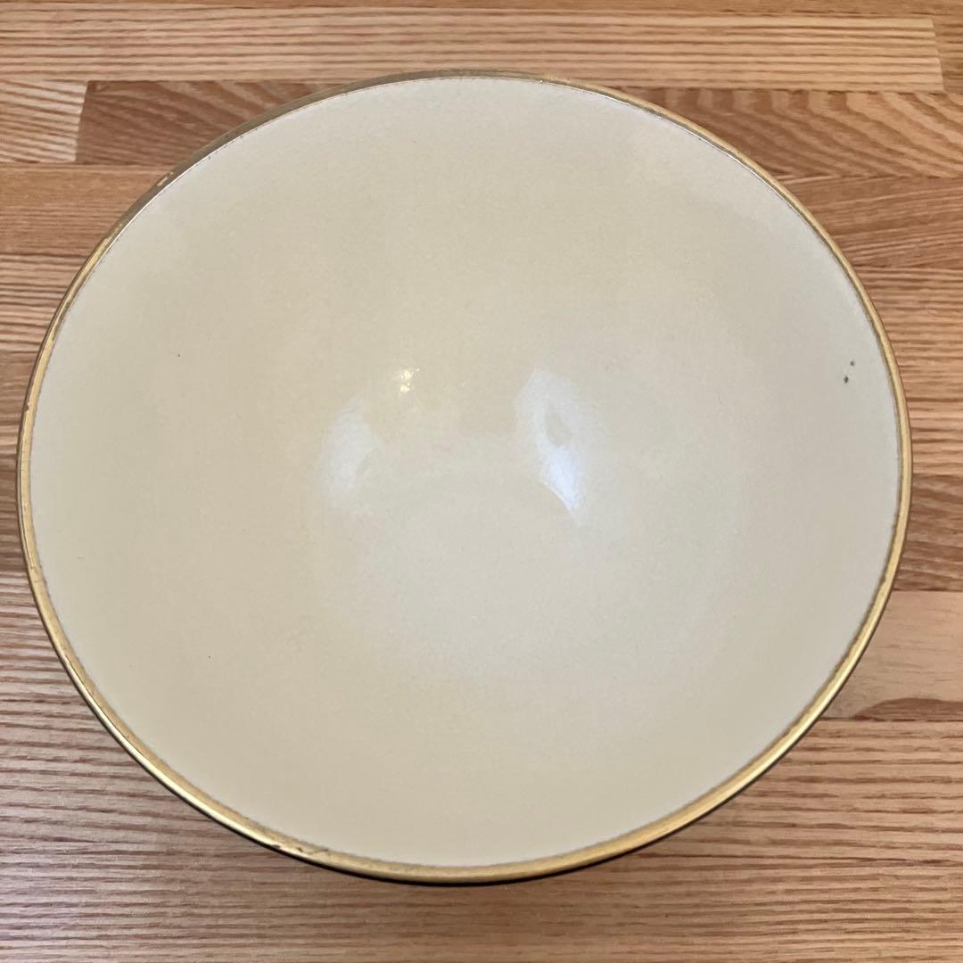 Kyoto-yaki Black Glaze Matcha Bowl by Genpei, Hand-painted Enamels