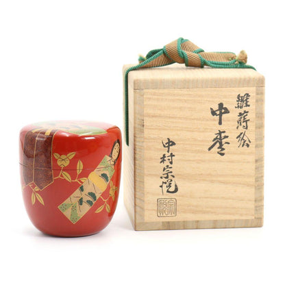 Nakamura Soetsu Tachi-bina Maki-e Chu-Natsume — Hina Dolls, Tomobako