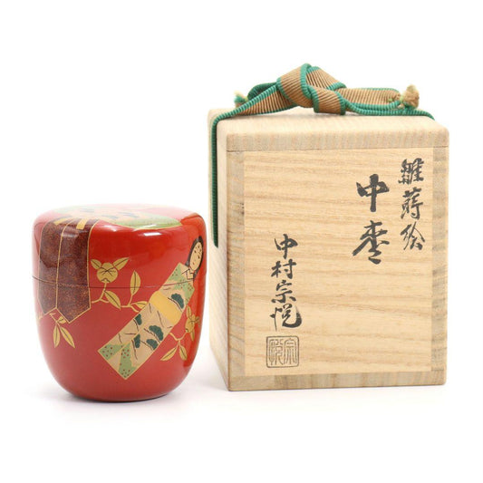 Nakamura Soetsu Tachi-bina Maki-e Chu-Natsume — Hina Dolls, Tomobako