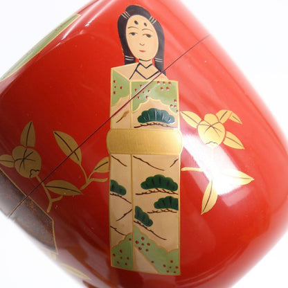 Nakamura Soetsu Tachi-bina Maki-e Chu-Natsume — Hina Dolls, Tomobako