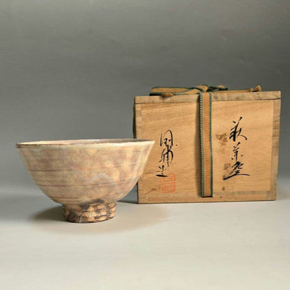 Hagi Ware Ido Chawan by Nakahara Kunisuke — Classic Korean-Form Tea Bowl