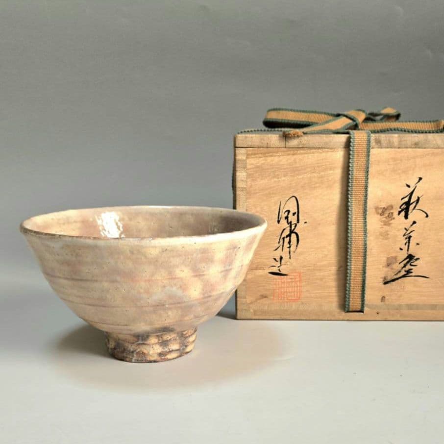 Hagi Ware Ido Chawan by Nakahara Kunisuke — Classic Korean-Form Tea Bowl
