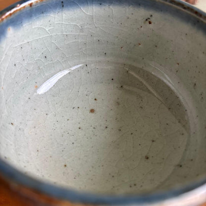 Kawai Toshitaka | Gosu Judan-sai Chawan | Cobalt Blue Tansai Tea Bowl | Tomobako
