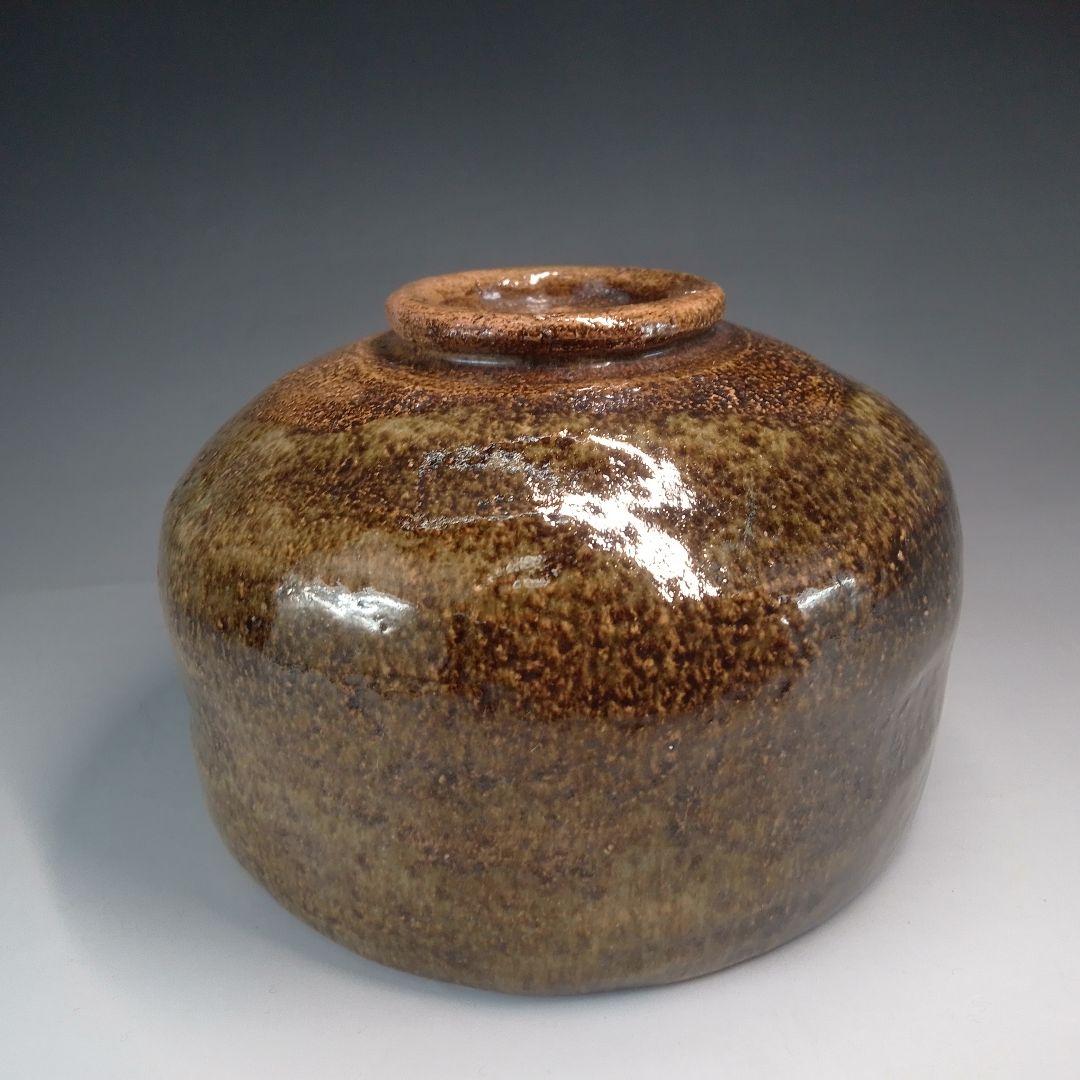 Ohi Cho-ami Tea Bowl — Ame-yu Amber Glaze, Kanazawa Tradition