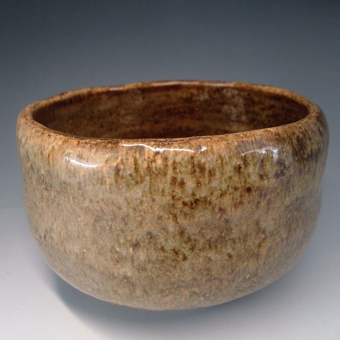 Ohi Cho-ami Tea Bowl — Ame-yu Amber Glaze, Kanazawa Tradition