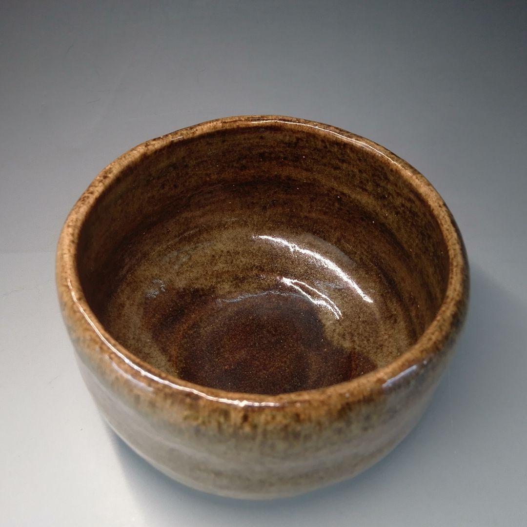 Ohi Cho-ami Tea Bowl — Ame-yu Amber Glaze, Kanazawa Tradition