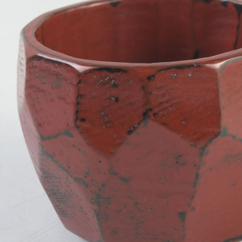 Negoro Lacquer Sake Set by Kitahara Hisashi | Katakuchi Pourer and Guinomi Cup