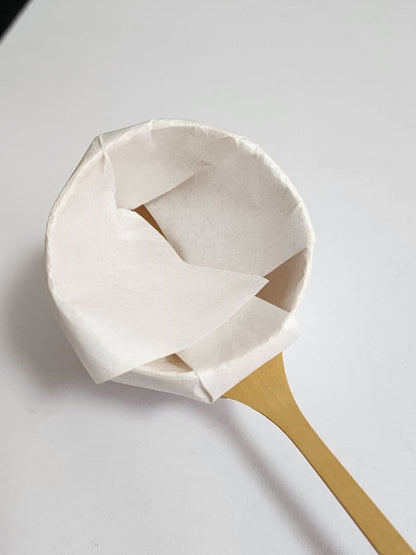 Furo Bamboo Hishaku by Ikeda Iki - Summer Tea Ceremony Water Ladle with Cedar Box