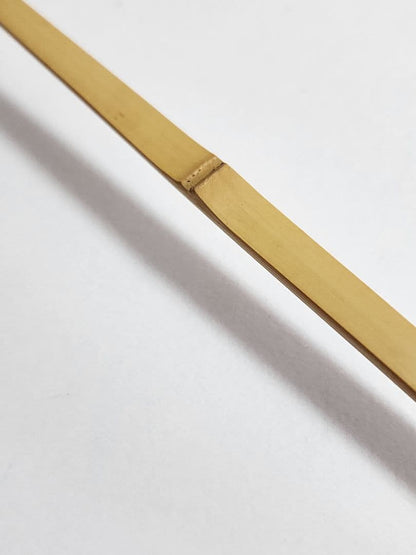 Furo Bamboo Hishaku by Ikeda Iki - Summer Tea Ceremony Water Ladle with Cedar Box
