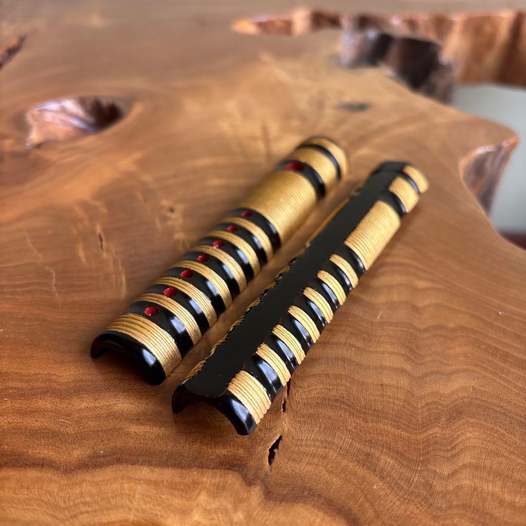 Noh Flute Incense Container Lacquer Kogo by Dojo Munehiro