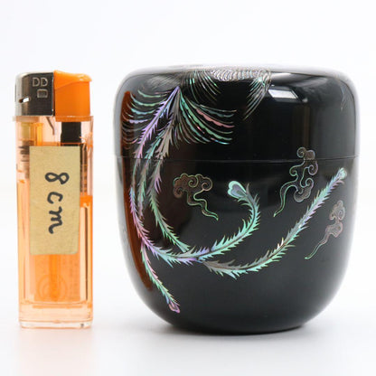 Phoenix Mother-of-Pearl Lacquer Tea Caddy by Min Jong-tae — Korean Raden O-Natsume