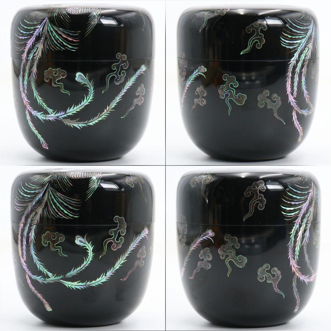 Phoenix Mother-of-Pearl Lacquer Tea Caddy by Min Jong-tae — Korean Raden O-Natsume