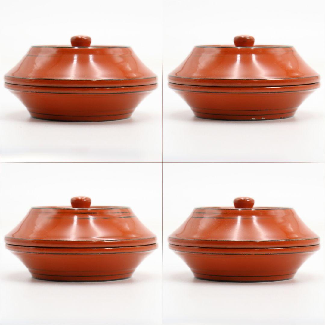 Negoro-nuri Lacquer Incense Container by Ichiro — Aged Vermillion