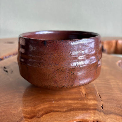 Nishikawa Minoru Iron Glaze Chawan Tea Bowl with Tomobako